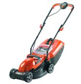 (138/Mez/P) RRP £80. Flymo Chevron 32V Corded Lawn Mower.