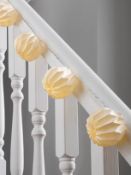 (84/6B) Lot RRP £125. 19x Items. 1x Origami Paper String Lights RRP £8. 1x Lambs Ear Gardland Str...