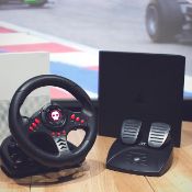 (204/7I) Lot RRP £206 - 6x Items. 1x Numskull Racing Wheels And Pedals Multi Platform RRP £69. 4x...