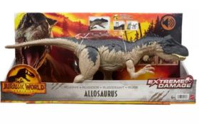 (110/6A) Lot RRP £65. 2x Jurassic World Items. 1x Jurassic World Dominion Roarin Allosaurus Extre...