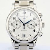 Longines / L2.669.4 Master Collection Chronograph Automatic - Gentlmen's Steel Wrist Watch