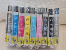 9 Packs of Ink Cartridges Replace EPSON T0961, T0962, T0963, T0964, T0965, T0966, T0967ÃƒÂ¢Ã¢â€šÂ¬Ã‚