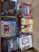 Large Box of CDs and DVDs