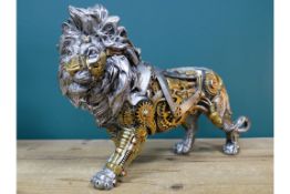Silver Machine Works Lion Ornament