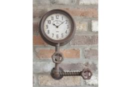Rustic Pipe Clock