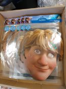 Disney Frozen Character Facemasks KRISTOFF. Box of 12