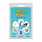 5x Packs of Guitar Picks Each Pack Contains 6 Picks inc The Beatles, Lynyrd Skinner and Motley C...