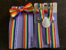 48 Pairs of Rainbow Braces