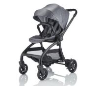 Junior Jones J-SPIRIT Stroller, Frost Grey - RRP £679 with back panel and bumper bar