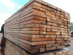 50 x Softwood Fresh Sawn Timber Mixed Larch / Douglas Fencing Rails