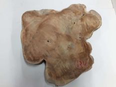 Hardwood Kiln Dried Sawn Timber Burmese Teak Log Slice / Crosscut