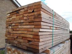 50 x Softwood Fresh Sawn Timber Mixed Larch / Douglas Fencing Rails 2