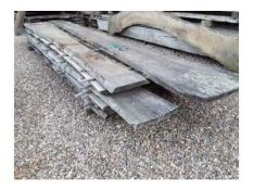 18 x Hardwood Air Dried Sawn Waney Edge / Live Edge English Oak Boards / Slabs