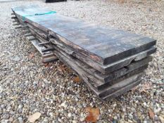 6x Hardwood Air Dried Sawn English Ash Timber Waney Edge / Live Edge Boards / Planks