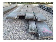 13 x Hardwood Air Dried Square Edge English Oak Timber Boards / Slabs