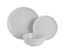 Description: (50/10A) Lot RRP £66 3x Stoneware Grey Speckle 12 Piece Dinner Set RRP £22 Each Lot