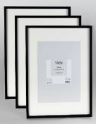 Description: (88/1A) 21x Mixed Photo/Poster Frames 5x Double Mount Boxed Black (20Óx 20Ó Without