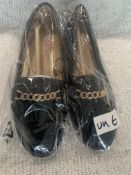Brand New Head Over Heels, Dune of London Black Loafer Shoes in Women's UK 6