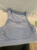 Brand New USA Pro Sky Blue Sports Bra Pack of 2 Size 1X 10 and 1 x 12