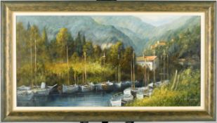 Large Original Oil on Canvas by Clemens