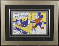 Roy Lichtenstein Limited Edition on Metal