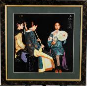 Extremely Fine Oil on Porcelain