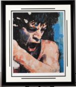 Mick Jagger Limited Edition by the Late Sidney Maurer 