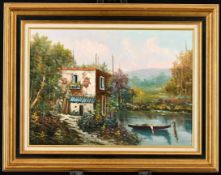 Original Italian Oil on Canvas