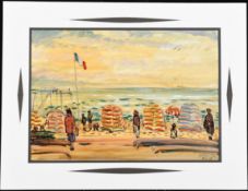 Original oil by Garabed Momdjian (1922 - 2006) 