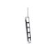 9ct White Gold Fancy Cluster Teardrop Shape Diamond Pendant 0.12 - Image 3 of 5