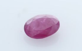 Loose Oval Burmese Ruby 1.54
