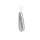 9ct White Gold Fancy Cluster Teardrop Shape Diamond Pendant 0.12 - Image 4 of 5