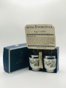 Royal Worcester Fine Porcelain 2 Egg Coddler Boxed