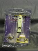 10 x Forge 75mm Tubular Mortice Latch Brass FGETUBLBR3 RRP £1.99 each
