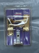 4 Packs Forge Victorian Brass Lever Latch Door Furniture Set FGEDPCKVSTBR RRP £13.99 per set