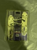 4 Sets Forge Gable Chrome Lever Lock Handles on Backplate FGEHLOCGABCH RRP £14.99 per set