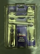 4 Sets Forge Chrome Modular Privacy Handles on Backplate FGEHPRIMODCH RRP £19.99 per set