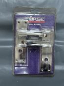 4 Sets Forge Victorian Straight Bathroom Lock Handles Chrome FGEHBATVSTCH RRP £10.99 per set