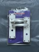 4 Sets Forge Aluminium Straight Bathroom Handle set FGEHBATECOAL RRP £7.49 per set