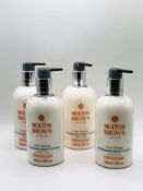 4 x Molton Brown 300ml Body Lotion Suma Ginseng