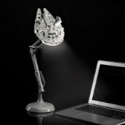 (107/R9) Lot RRP £138. 2x Starwars Millennium Falcon Posable Lamp RRP £69 Each. (All Units Have R...