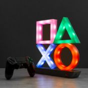 (132/7A) Lot RRP £150. 5x Sony Playstation Icons Light XL RRP £30 Each. (All Units Have Return To...