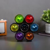 (83/R9) Lot RRP £150. 6x iDance Sound Activated Circle Disco Lights RRP £25 Each. (All Units Have...
