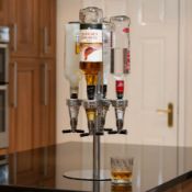 (281/10A) Lot RRP £105. 3x 4 Bottle Optic Bar Butler RRP £35 Each. (All Units Have Return To Manu...