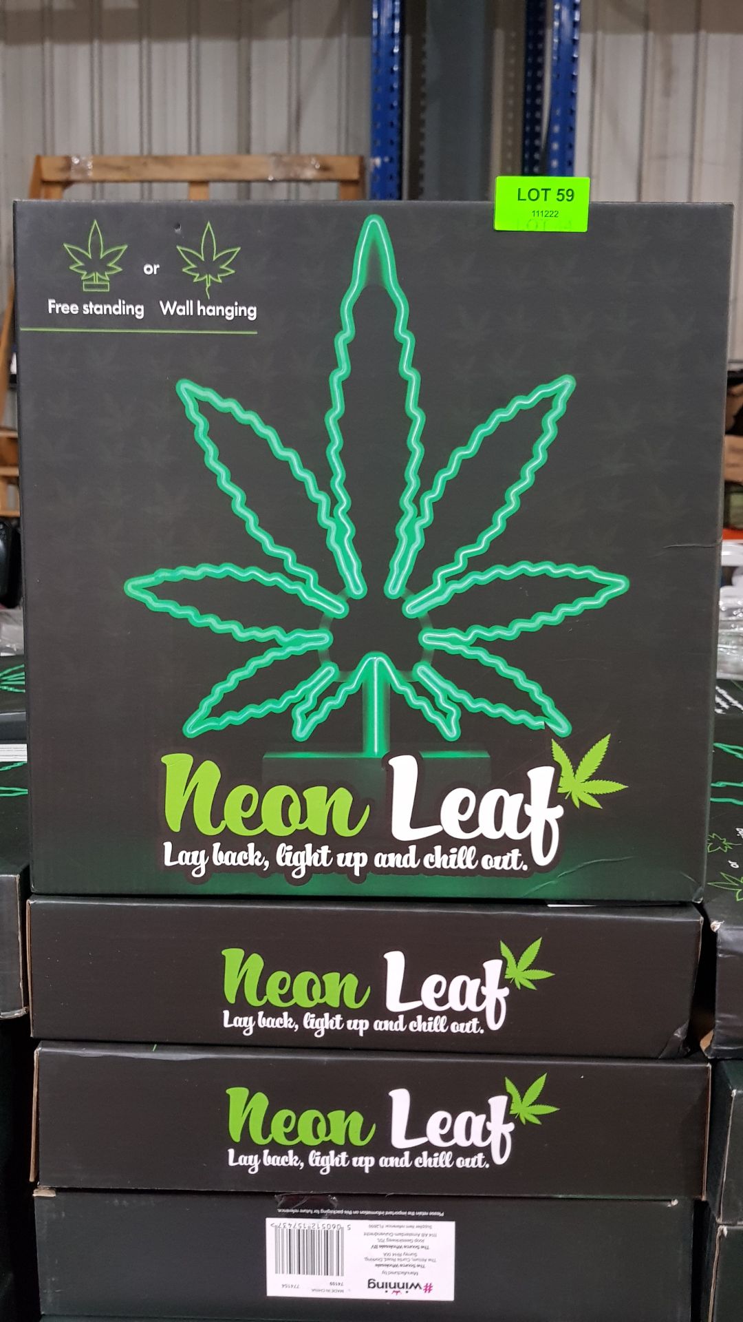 (59/R9) Lot RRP £180. 10x Neon Leaf Light RRP £18 Each. (All Units Have Return To Manufacturer St... - Image 5 of 5