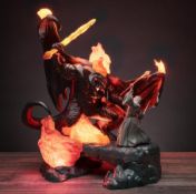 (22/R9) Lot RRP £130. 2x The Lord Of The Rings The Balrog Vs Gandalf Light RRP £65 Each. (All Uni...