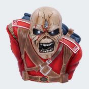 (31/R9) RRP £149. Iron Maiden Trooper 26cm Bust Box. (Unit Has Return To Manufacturer Sticker).