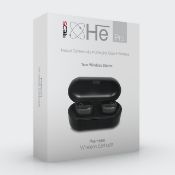 (254/R9) Lot RRP £200. 8x He Pro Premium Wireless Earbuds RRP £25 Each. (6x White, 2x Black). (Al...
