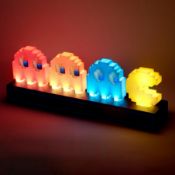 (128/7A) Lot RRP £150. 5x Pac Man And Ghosts Icons Light RRP £25 Each. (All Units Have Return To...