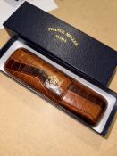 Frank Muller Leather Cigar Case.